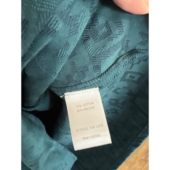 Garnet Hill size 10 long sleeve cotton & viscose dress - Picture 4 of 4